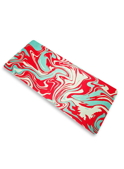 Gaming Mouse Pad, Mighty Waves Design (70cm x 30cm x 2mm), HD Print Pattern Desk Mat, Extended Mouse Pad and Keyboard Mouse Pads, Waterproof Fabric Surface Mouse Pads for Office, Anti-Slip Rubber Base