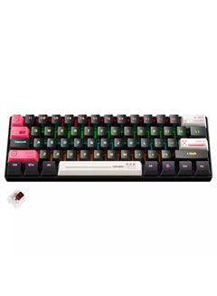 onikuma G55 RGB Wired Gaming Keyboard 61 Keys Compact Layout Windows Key Lock
