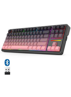 REDRAGON 80% TKL Tri-Mode Wireless Mechanical Keyboard Hot-Swap Gasket RGB