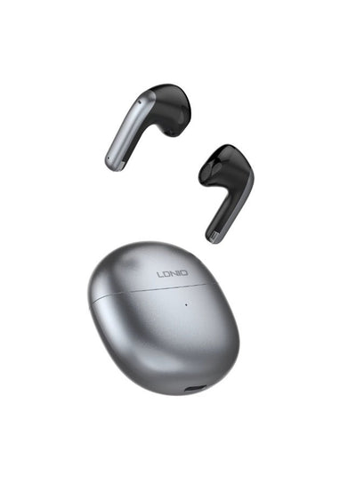 Wireless Bluetooth 5.3 Semi-In-Ear Earbuds with Charging Case, Low Latency Gaming Earphones, HD Stereo Hi-Fi Sound, Nois