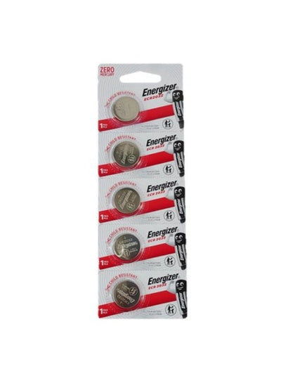 Premium CR2032 3V Lithium Coin Cell Batteries 5 Pack Long-Lasting High Performance Button Cell Battery for Watches, Car