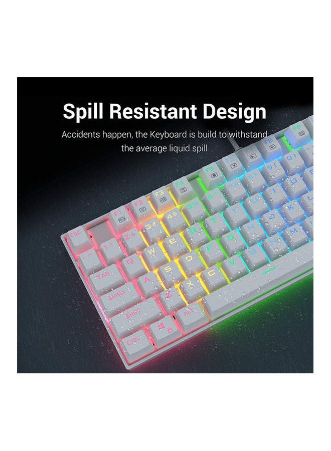كيبورد جيمنج Redragon K552-RGB ميكانيكال أبيض