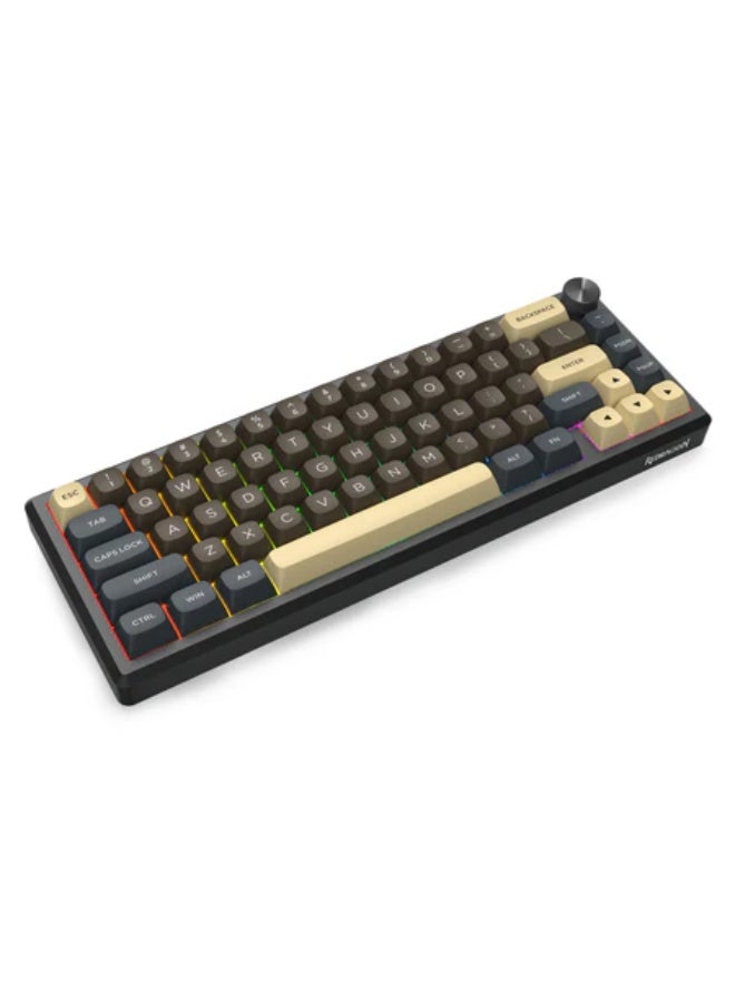 كيبورد جيمنج Redragon K727CGY URANUS PRO ميكانيكال 65% معدني