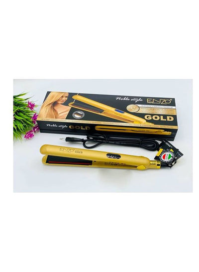 ENZO Professional hair straightener dedicated to applying keratin and protein EN-3981 - Gold