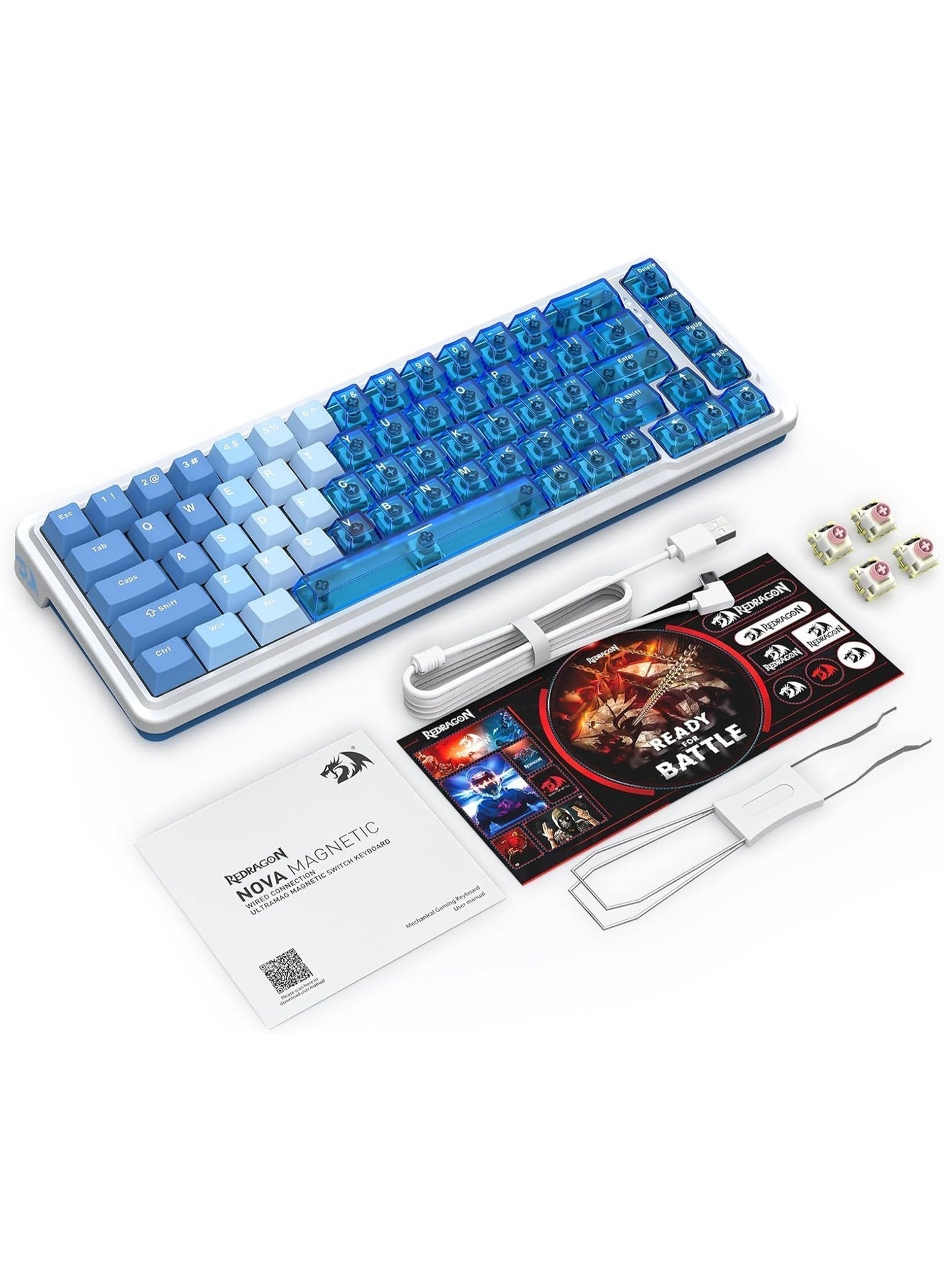 العلبة الخاصة بكيبورد Redragon K709PLB NOVA Magnetic