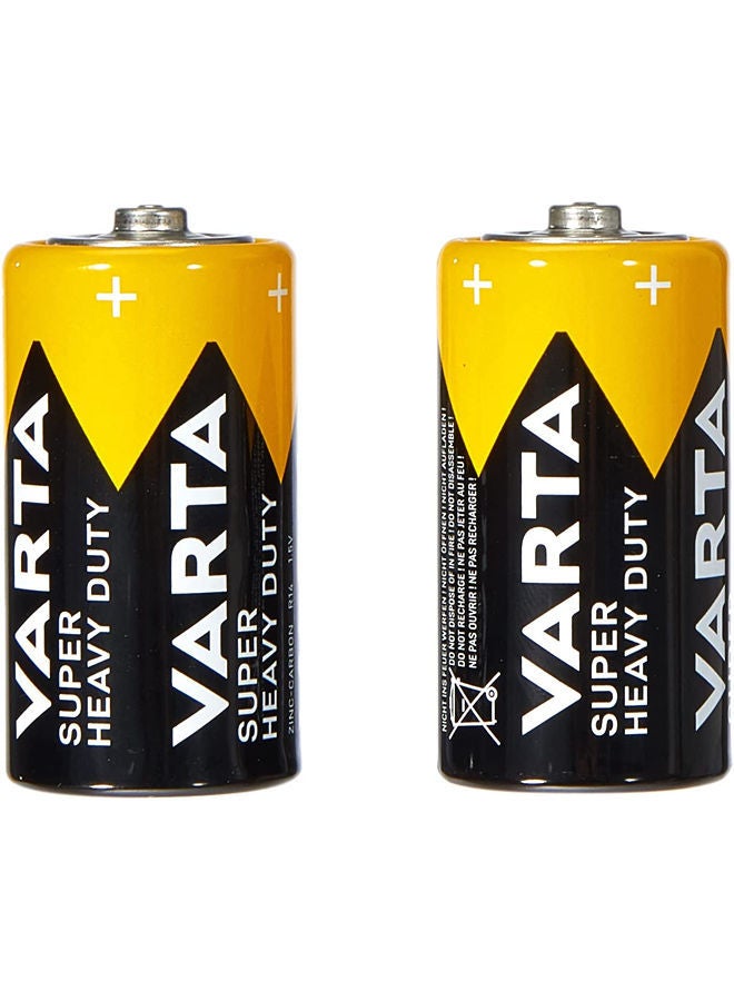 بطاريات زنك كربون VARTA VAR1241 مقاس C متعدد الألوان