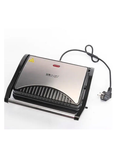 ENZO Breakfast Bread Sandwich Grill Machine Steak Maker Burger BBQ Baking Tray Mini Toaster Oven Baker Electric Grill Pan , 1000W