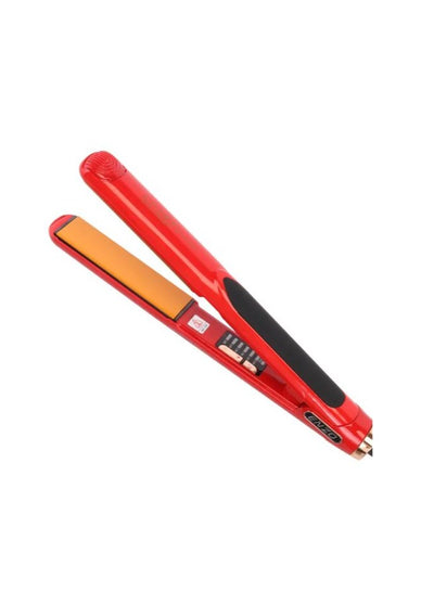 ENZO Hair Care Tool Hair Straightener Fast Heating 2 in 1 Electric Hair Straightener EN-5181 Red