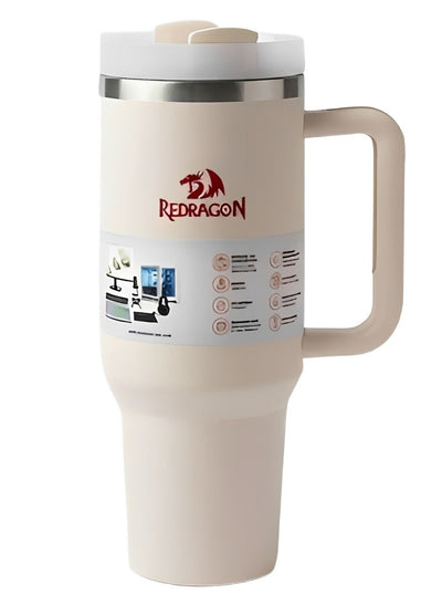 Large Capacity 40 oz Insulated Tumbler for All Day Hydration Double Wall Vacuum Travel Mug with 3 Position Lid and Reusa