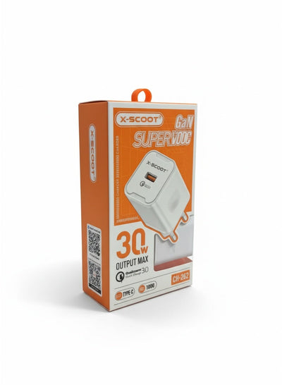 كابل شحن سريع X-SCOOT CH-262 زاوية جانبية