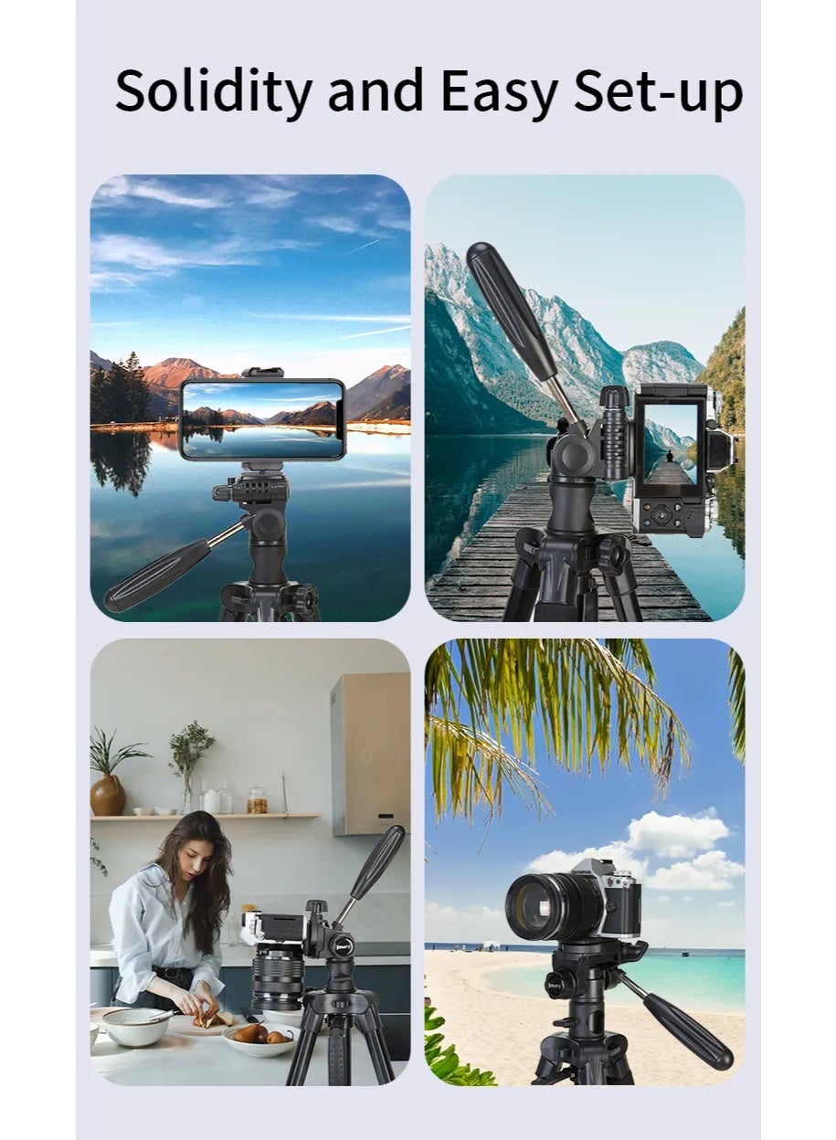 Professional Versatile Tripod KP-2274 , High-quality camera stand with height up to 176.5 cm, 360° rotation, convertible