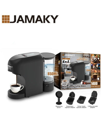 Multi Capsule Coffee Maker with Italian technology JMK9016 , 3 in 1 Household 1400W Automatic Drip Coffee Machine With 7