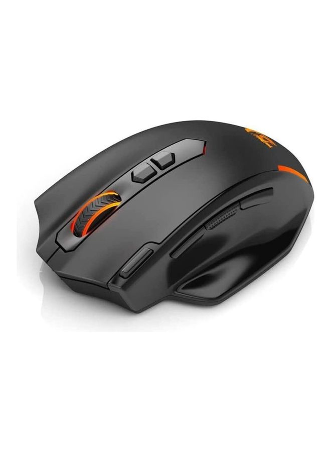 M691 MIST Wireless Gaming Mouse - 4,800 DPI Optical Sensor - Ergonomic Design with Thumb Rest - 3 Side Buttons - Rapid F
