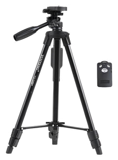NEEPHO NP8810 Extendable Carbon Fiber Camera Tripod 360-Degree Rotation