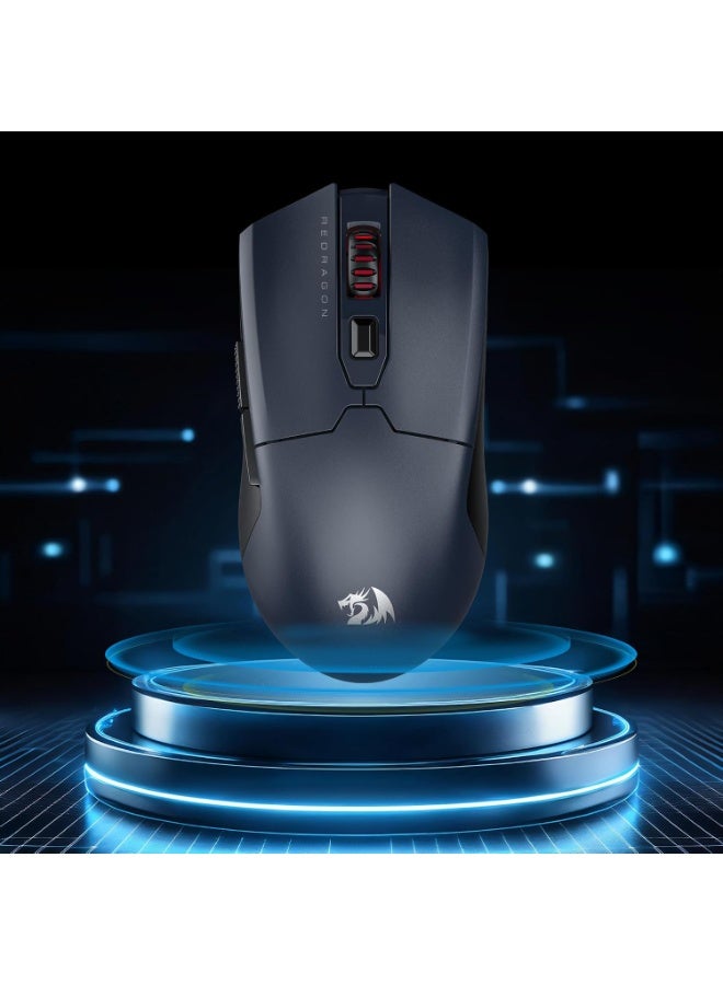 ماوس جيمنج Redragon M995GB-LIT Pro Wireless بدقة 10000 DPI رمادي