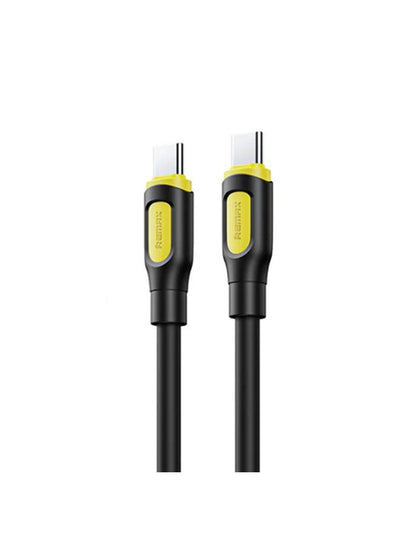 Fast Charging Cable RC-C111 Ruinay Series 60W , Type-C to Type-C Cable , 1M Durable TPE Material, Anti Tangle Design, 48