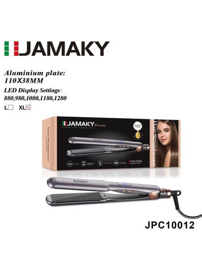 Professional hair straightener with Italian technology, dedicated to applying keratin and protein - JPC10012