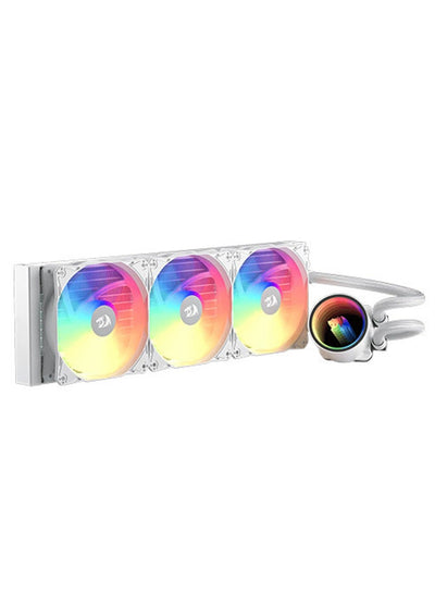 مبرد مائي Redragon CCW-3013W 360mm بتأثير Infinity أبيض