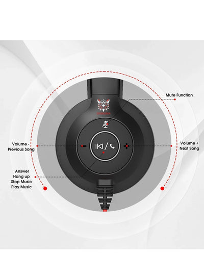 Professional Wired Computer Headset with Noise Cancelling Microphone, HD Clear Audio, Adjustable Metal Headband and Comf