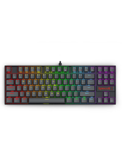 كيبورد جيمنج Redragon K552 Elite Edition ميكانيكال 60% بمفاتيح زرقاء أسود