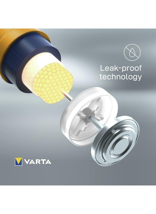 بطاريات قلوية VARTA Longlife مقاس AAA ذهبي