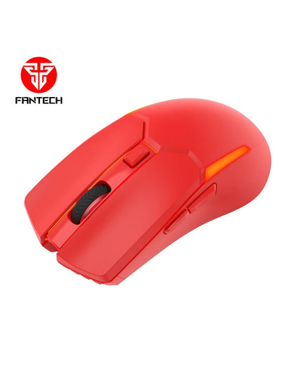 FANTECH Venom WGC2 Red Wireless 2.4GHZ Gaming Mouse Adjustable 800-2,400DPI