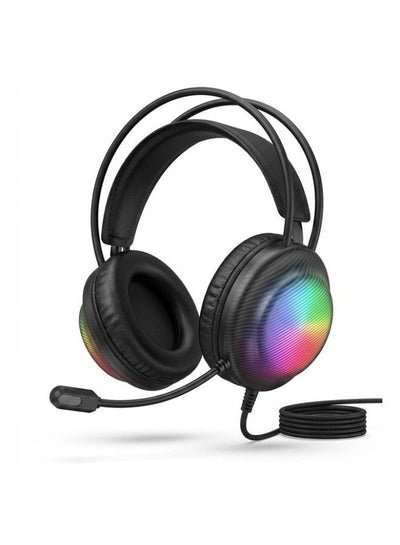 X29 RGB USB Wired Gaming Headset with Surround Sound and Noise Cancelling Microphone, Stereo Drivers, Adjustable Headban