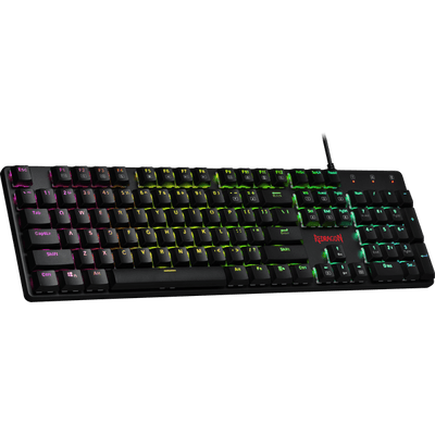 Redragon K589 Mechanical Gaming Keyboard, Low Profile Optical Red Switch