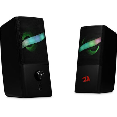 REDRAGON GS530 AIR RGB Desktop Speakers, 2.0 Channel Stereo USB Powered + 3.5mm Cable