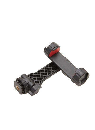 Mobile Phone Holder BH-05 with 2 Cold Shoe Ports , Lightweight and Durable ABS Design , Secure Mount for 55-90mm Width M