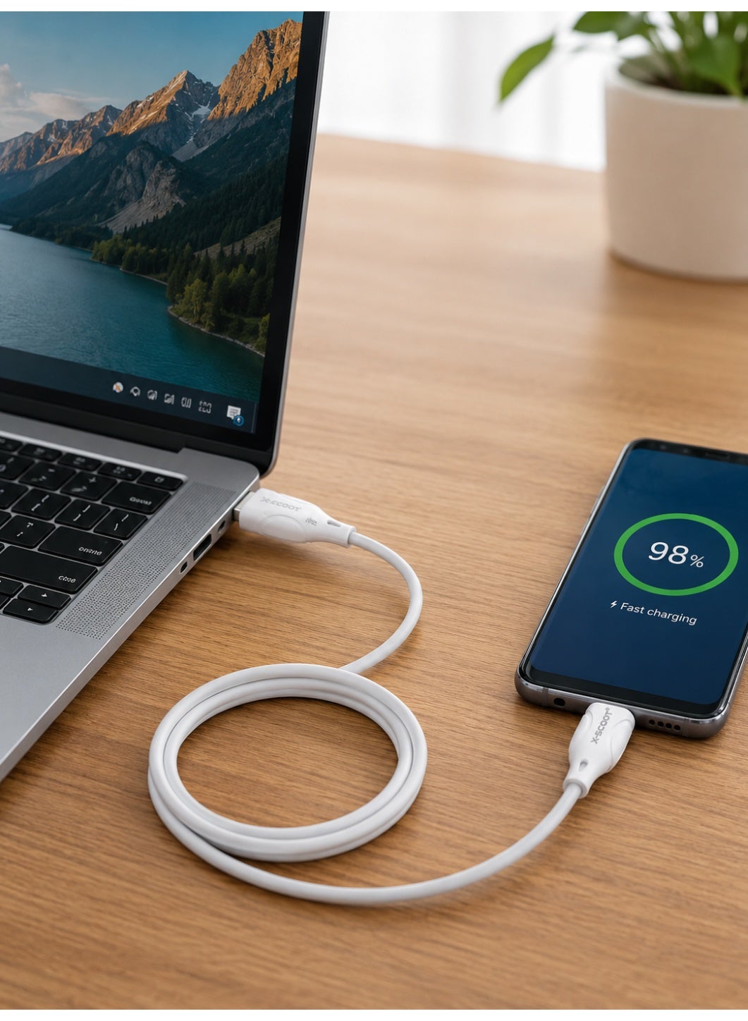 CL-104 USB to USB Type-c Fast Charging Cable 2.4A – 1 Meter High-Speed Charging & Data Transfer, Premium Copper Core for