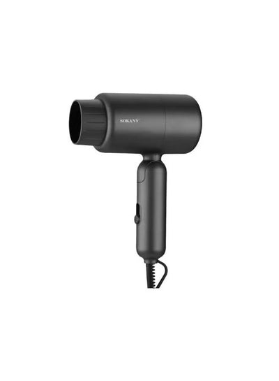 SK-14028 Mini Hair Dryer 1200W with Fast Heating, Foldable & Portable Design, Ionic Technology, Multiple Speed Settings,
