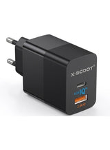 X-SCOOT CH258 45W GaN Fast Wall Charger PD and QC Black