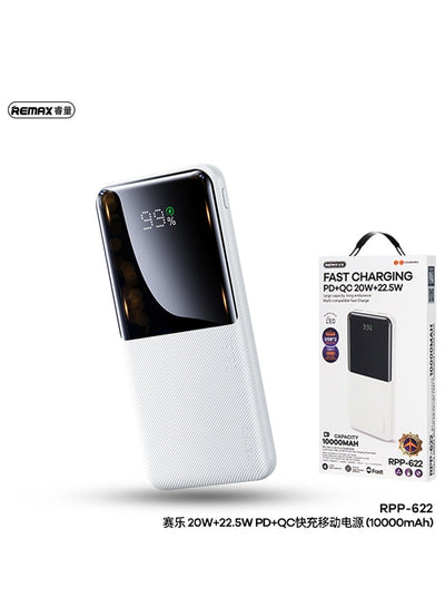 Fast Charging Power Bank for Mobile, Model RPP-622 , Calle 10000mAh , PD+QC (PD 20W+QC 22.5W)