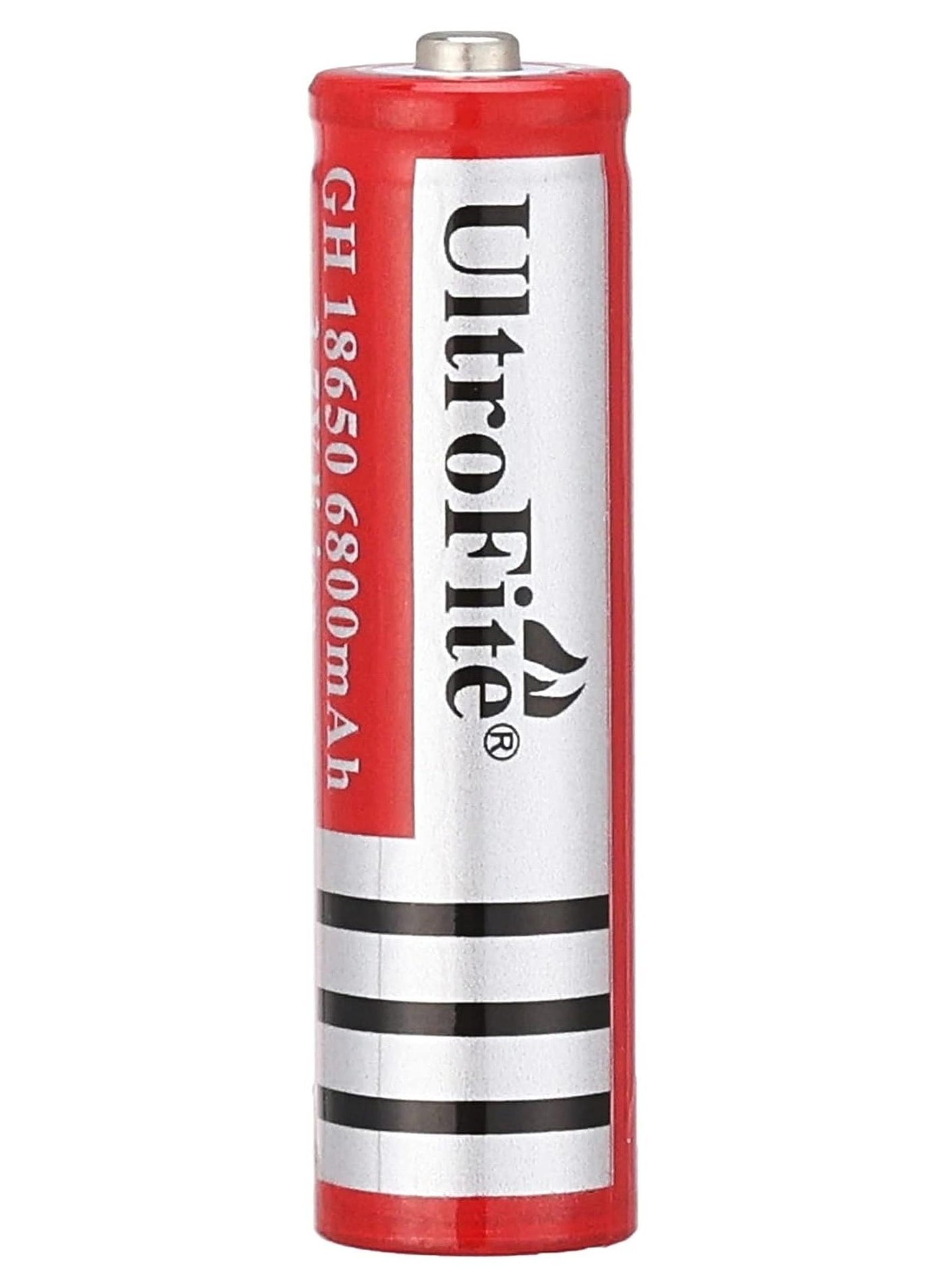 بطارية ليثيوم أيون قابلة للشحن Ultra Fire 18650 أحمر