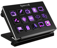 Redragon SS550 Streamcraft Stream Deck Controller LCD Screen Black