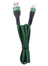 X-SCOOT CL-135 5A Braided Fast Charging USB to Type-C Cable Green