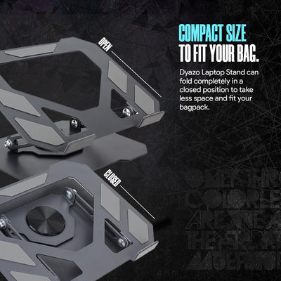 High-quality metal Laptop and Tablet stand with a stable base and adjustable design , 360° rotation and flexible height , Durable material supports all tablets for a comfortable and safe user experience in the office or home Multicolor