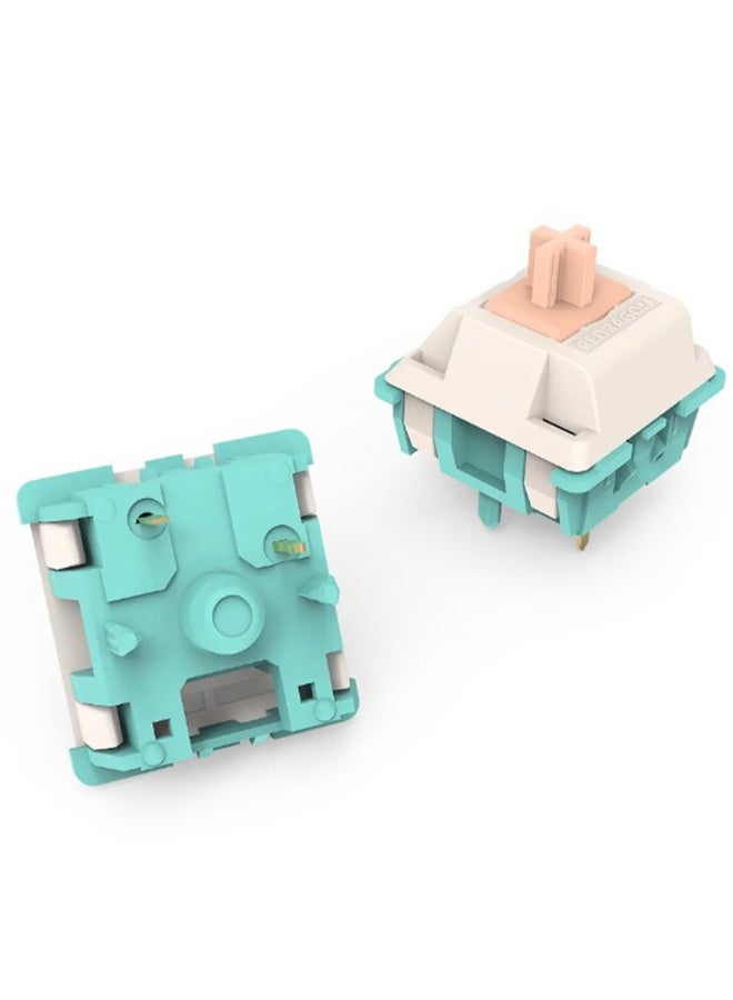 10 PCS Leopard Mechanical Keyboard Switches – High Performance Replacement Switches for Gaming and Typing Durable Keyboa