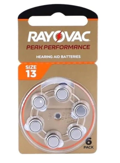 بطاريات سماعات طبية Rayovac peak 13 مقاس 13