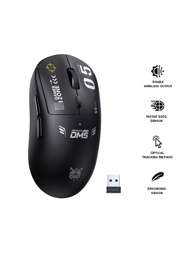 Advanced Tri-Mode Wireless Gaming Mouse, High-Precision Bluetooth, 2.4GHz Wireless & Wired Gaming Mouse for PC, Laptop,