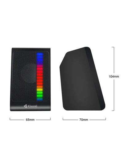 Kisonli light speaker usb creative mini speaker for tablet pc X13