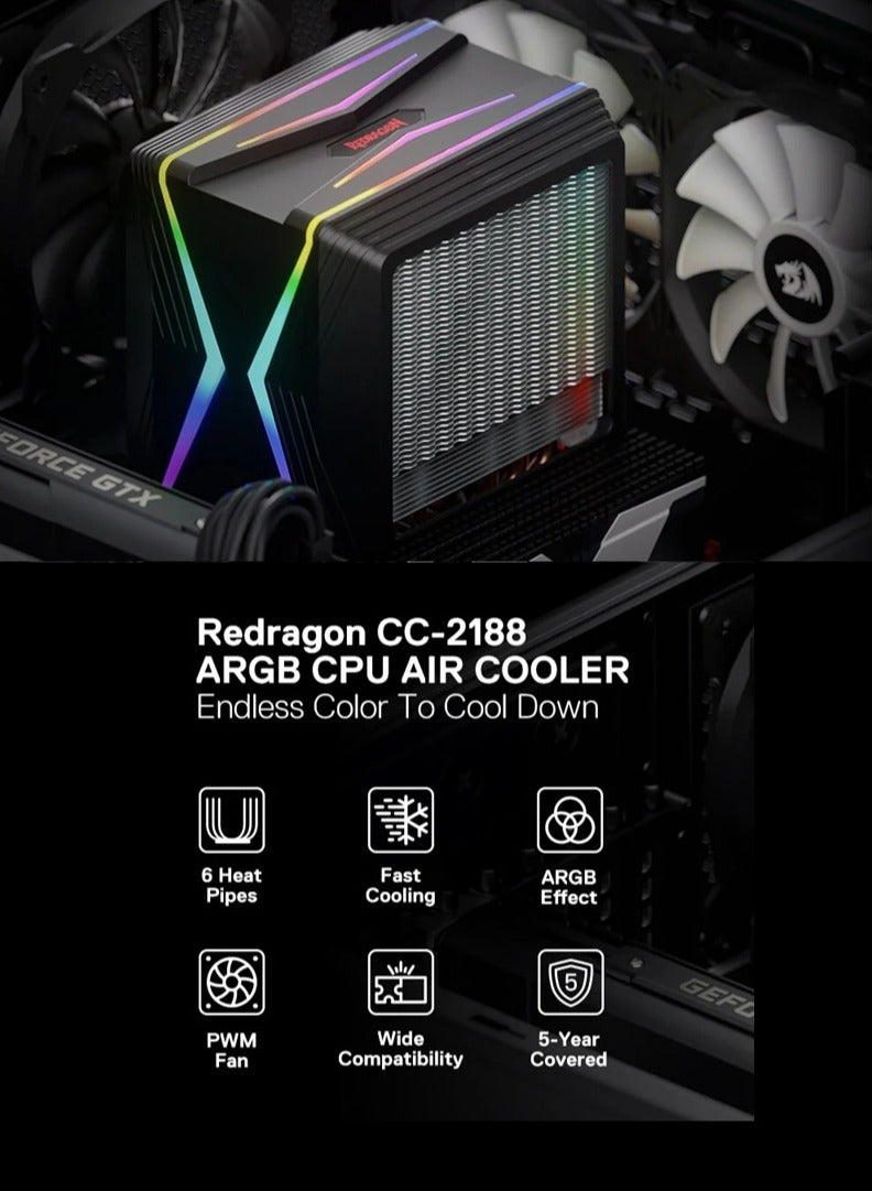 مبرد معالج Redragon هوائي صورة 10