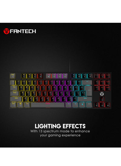 FANTECH MK876 RGB Gaming Mechanical Keyboard , Blue Switch
