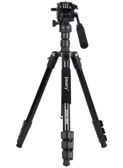ترايبود احترافي Jmary KT285+NB50 2 في 1 مونوبود برأس هيدروليك سائل بارتفاع 175 سم أسود