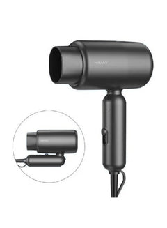 مجفف شعر صغير قابل للطي sokany SK-14028 قدرة 1200W بتقنية أيونية وفوهة تركيز – أسود