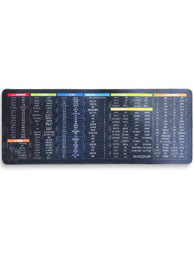 Gaming Mouse Pad -Colour Designs- Size 80X30 CM - Stitched Edges Anti-slip rubber base - Optimized for all mouse sensitivities and sensors - Model Mix Pads KK22