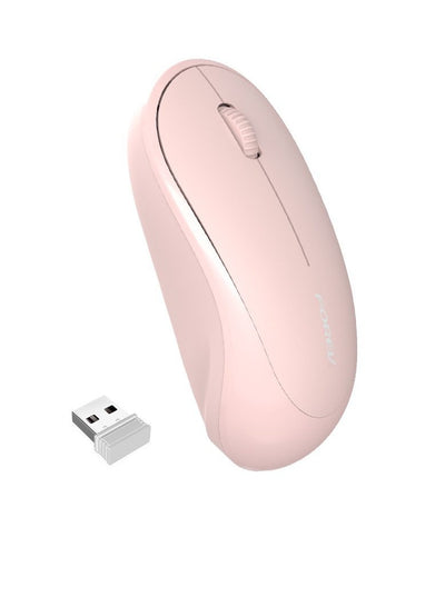 Forev FV-185 Wireless 2.4Ghz Office Mouse – Energy Saving Lightweight -10m Range | Pink
