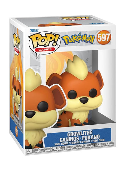 Action Figures Pop! Games: Pokemon - Growlithe , One Size