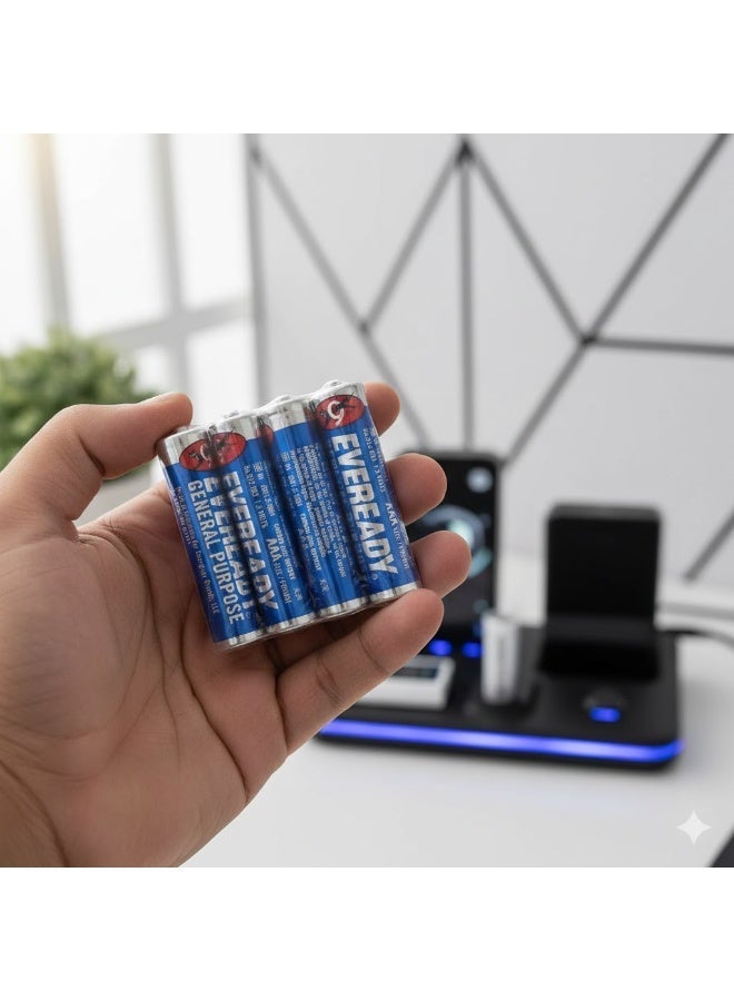 بطاريات Eveready NO912 R03 مقاس AAA متعدد الألوان